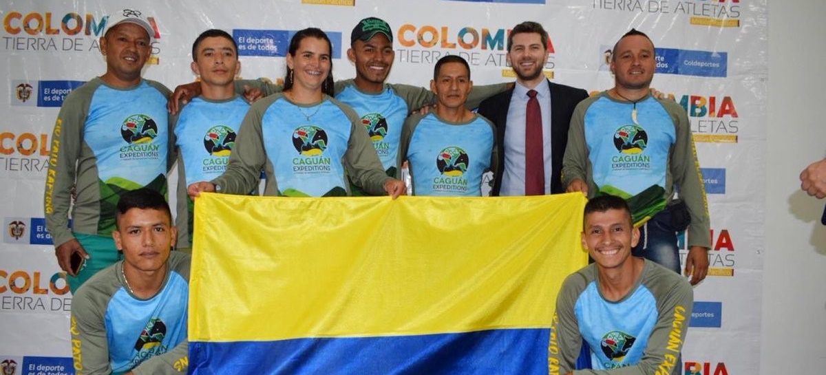 Exguerrilleros de las FARC participan en el mundial de Rafting en Australia
