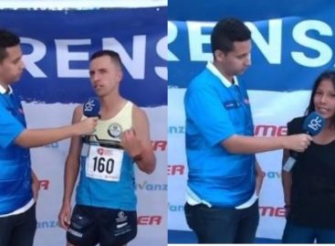 Un cejeño y una peruana, los ganadores de la Media Maratón de Rionegro