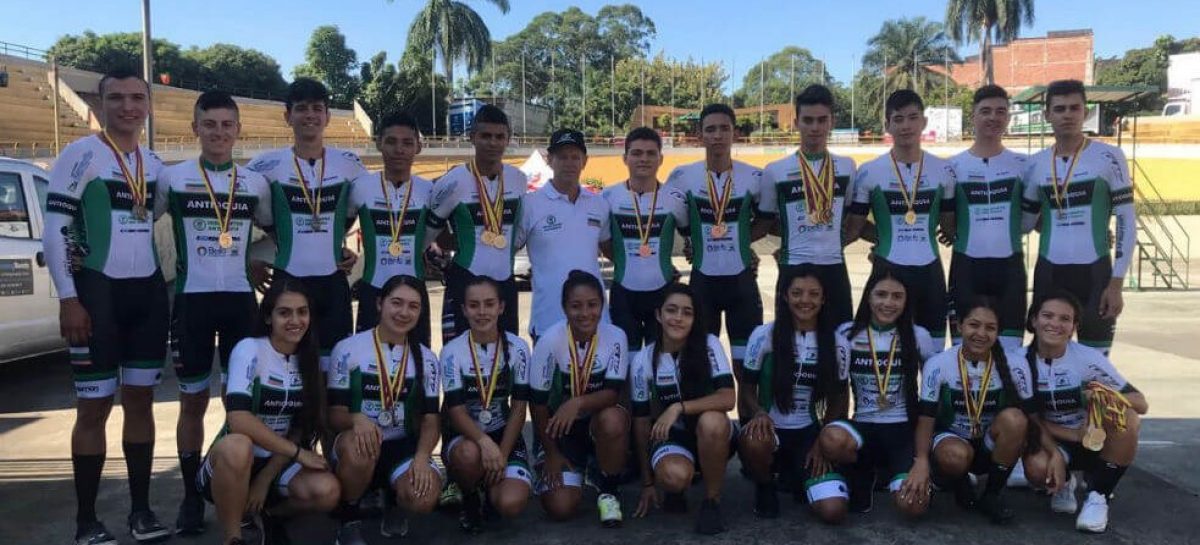 Ciclistas del Oriente lograron el título nacional juvenil de pista con Antioquia