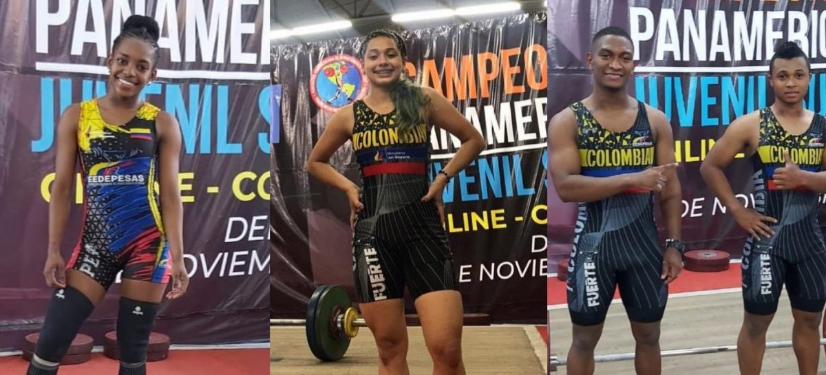 ¡Oro, plata y bronce! Colombia es protagonista en el Panamericano Sub 20 de levantamiento de pesas