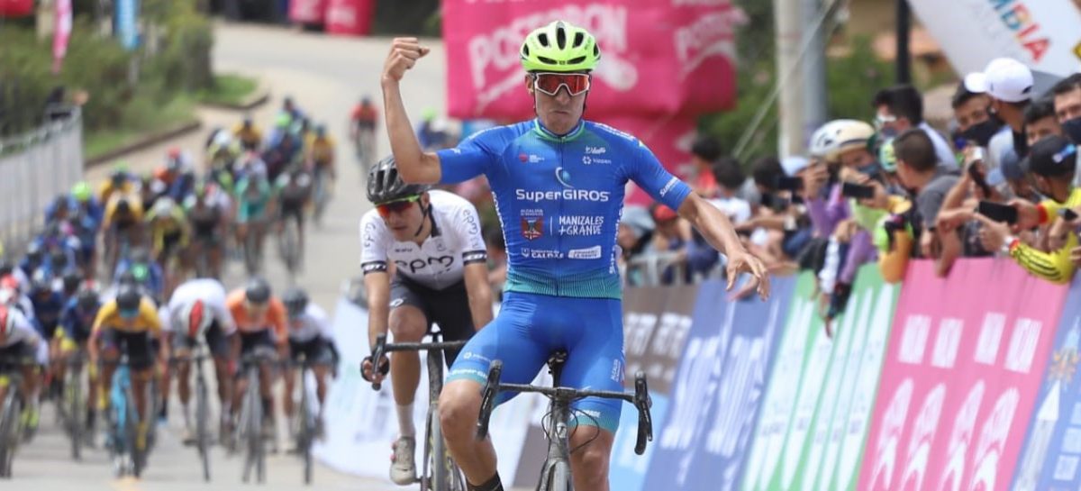 Bernardo Suaza, ciclista de El Retiro, ganó la primera etapa de la Vuelta a Colombia