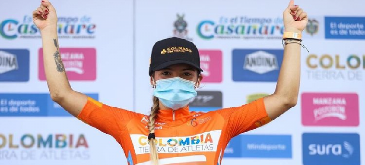 ¡Lo hizo de nuevo! Lina Marcela Hernández, de El Carmen, ganó la CRI del Tour Femenino