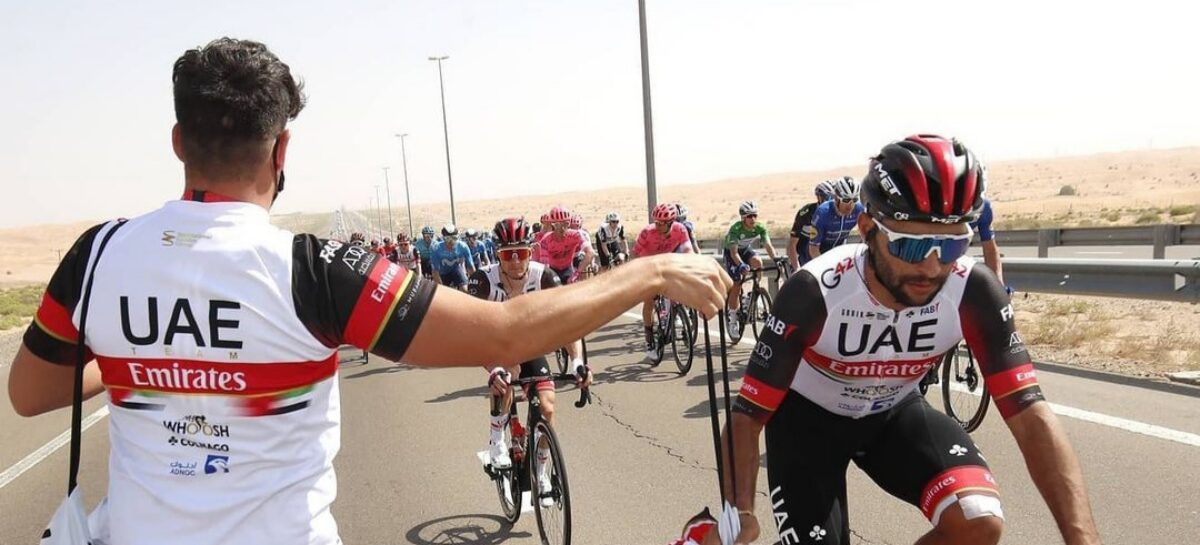 Fernando Gaviria fue quinto en la sexta etapa del Tour de los Emiratos Árabes Unidos