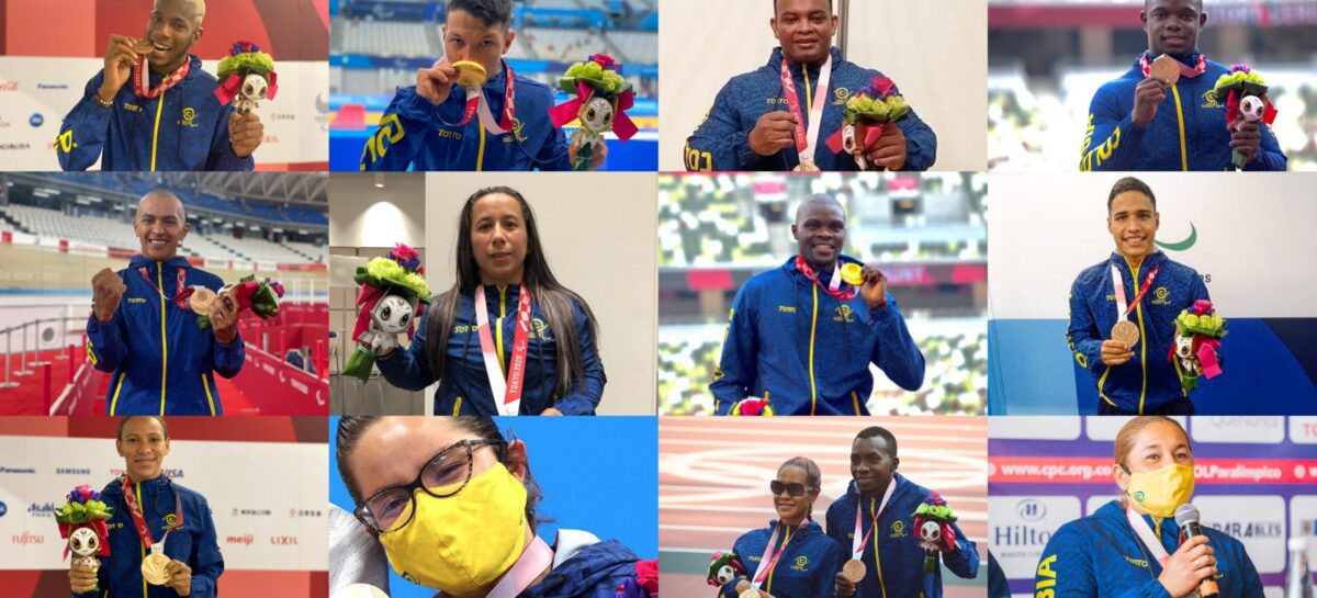 Colombia logró la mejor participación de su historia en los Juegos Paralímpicos