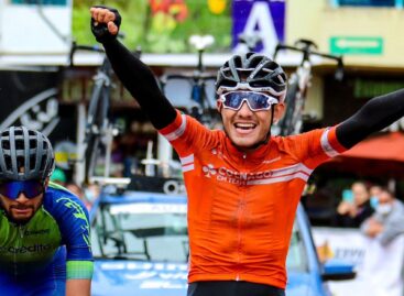 Juan Esteban Martínez ganó la segunda etapa de la Clásica de Ciclismo El Carmen de Viboral