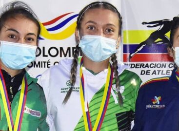Estefanía Aristizábal, de La Ceja, ganó oro y bronce en el Nacional Sub-23 de Atletismo