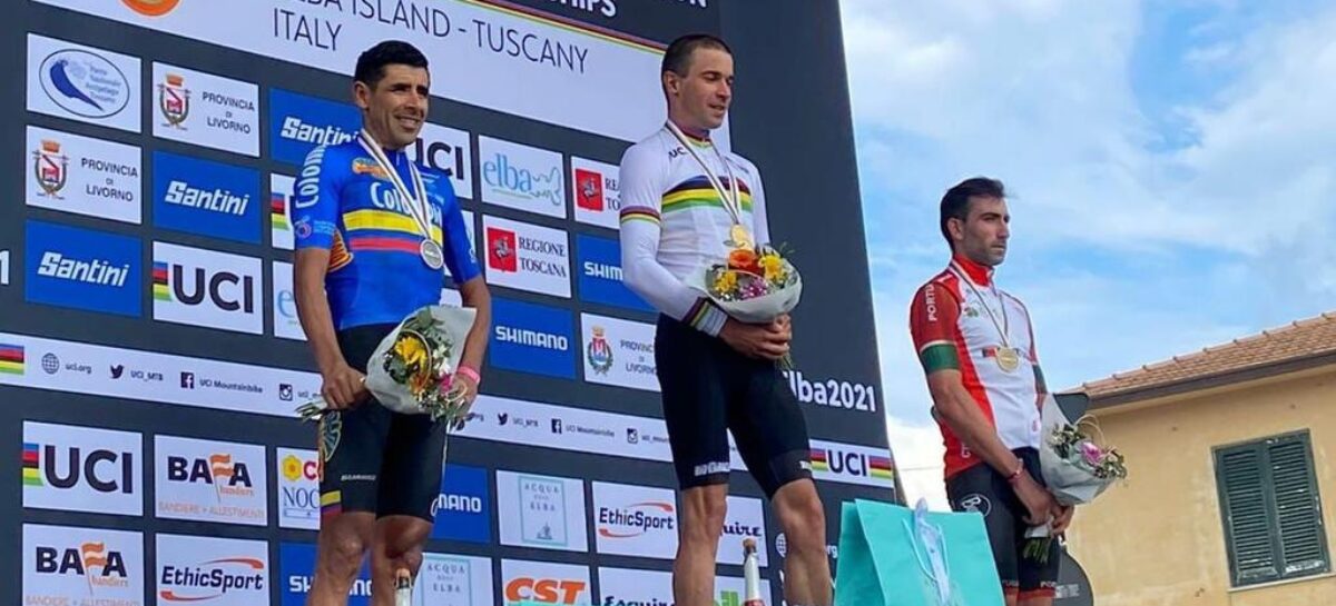 El colombiano Diego Arias se coronó subcampeón del Mundial de MTB en Italia