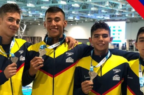 Colombia sumó medallas en la natación de los Sudamericanos Juveniles de Deportes Acuáticos en Perú