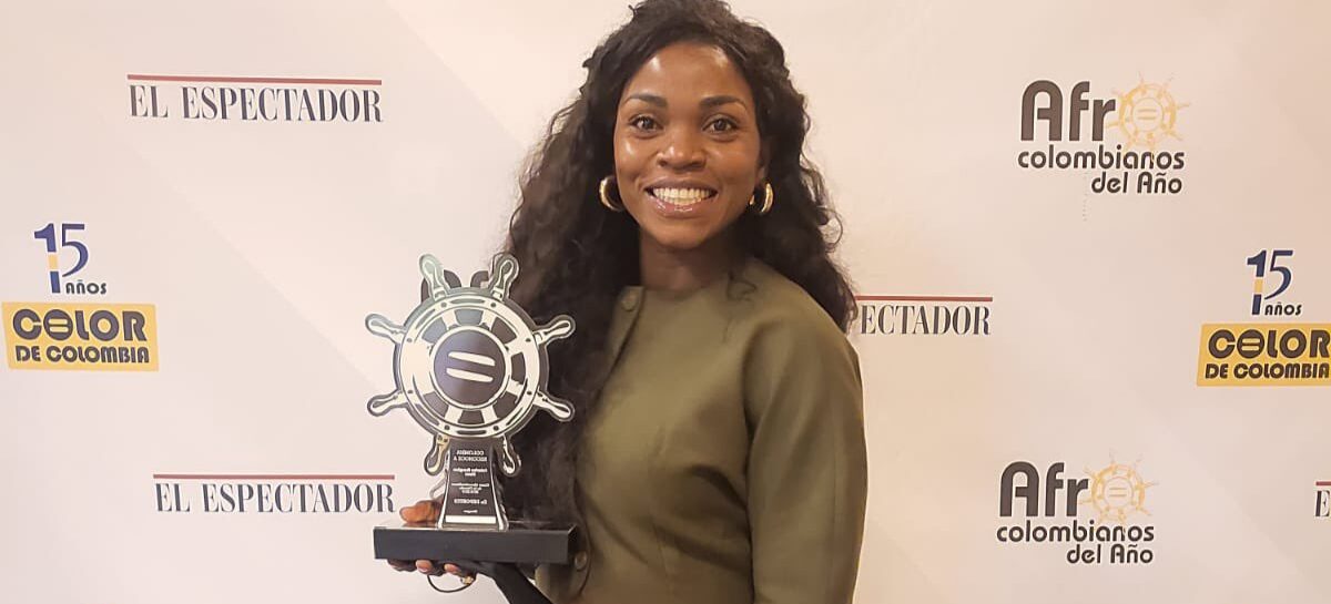 Caterine Ibargüen recibió el premio como la Afrocolombiana de la Década 2010-2019