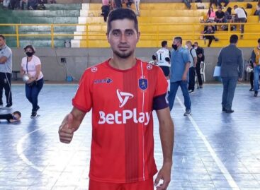 Johanny Vergara, jugador de Rionegro Futsal, fue convocado a la Selección Colombia
