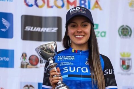 Karen Dahiana González es la campeona de los sprints especiales en la Vuelta del Futuro