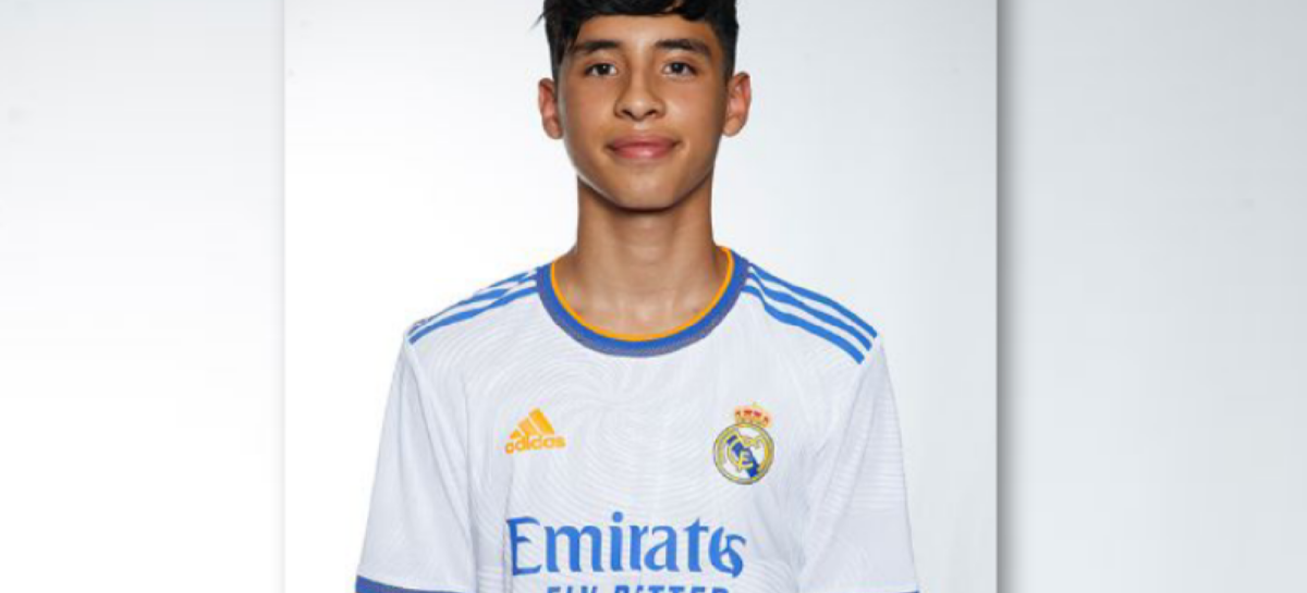 Joan Sebastián Londoño, de padres colombianos, firmó un contrato profesional con el Real Madrid