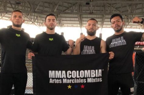 Marco Gaviria, luchador de La Ceja, hizo su debut en las Artes Marciales Mixtas