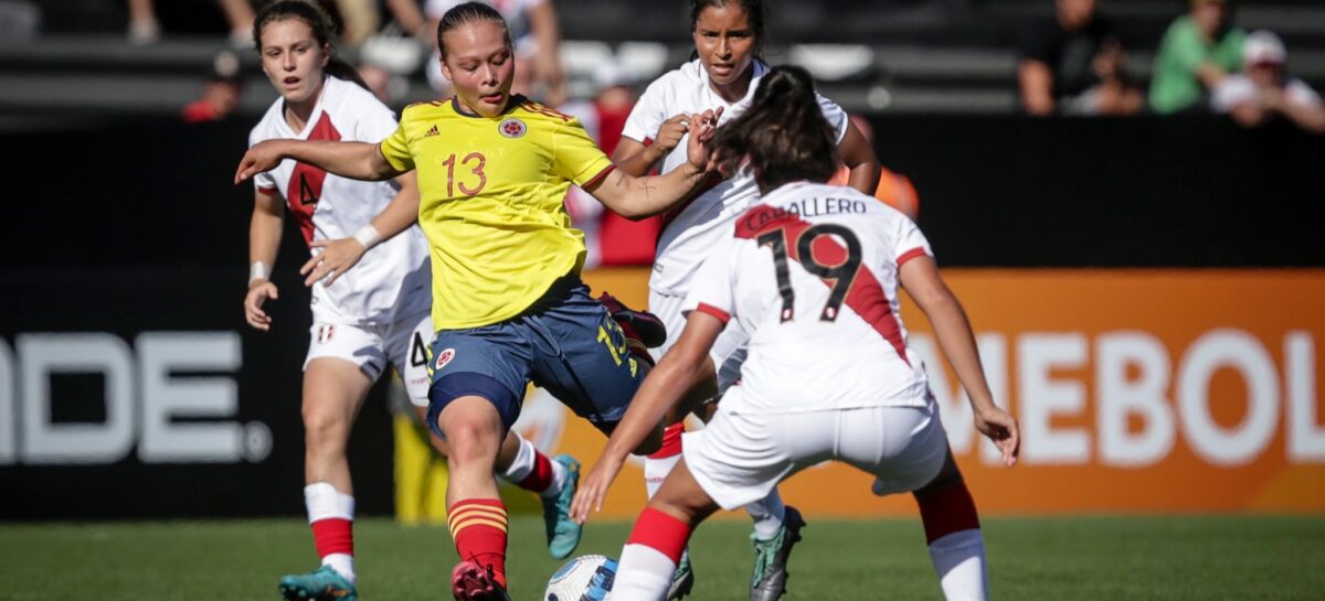 La Selección Colombia goleó 7-0 a Perú en el inicio del Sudamericano Sub-17