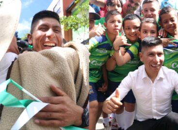Nairo Quintana visitó Donmatías para presentar su ‘Gran Fondo’ en Antioquia