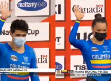 Santiago Ramírez y Martha Bayona ganaron el bronce en la Copa de Naciones UCI en Canadá