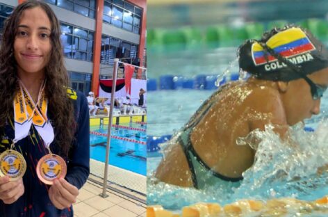 Tiffany Murillo brilló en el Age Group Swimming Championships en Trinidad y Tobago