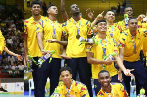 ¡Campeones! La Selección Colombia de Voleibol ganó el oro en los Juegos Bolivarianos