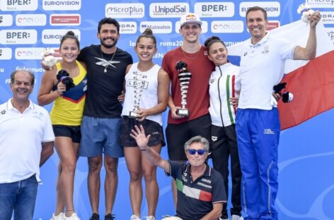 María Paula Quintero y Miguel García, subcampeones en los Campeonatos Europeos de Natación en Roma