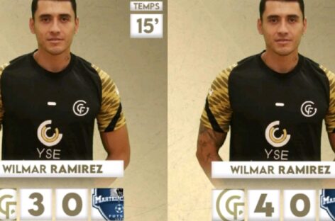 El cejeño Wilmar Ramírez marcó dos goles en su primer partido con Goal FC en Francia