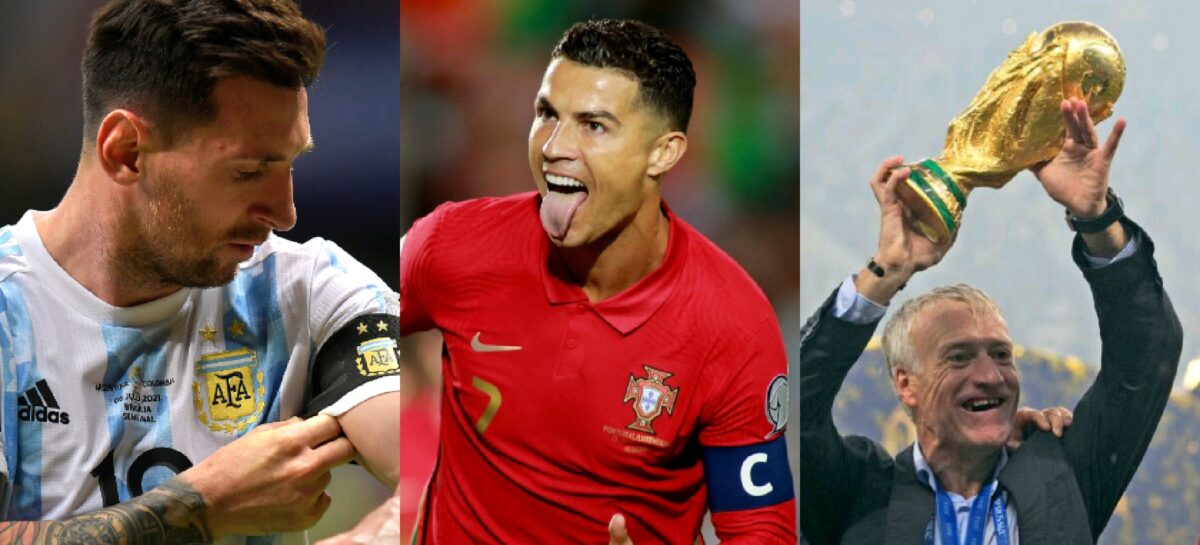 Tres récords a romper en Qatar 2022: Messi, Cristiano y Deschamps, los protagonistas