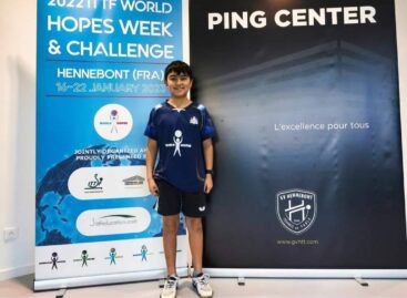 El rionegrero Emanuel Otálvaro fue tercero en el World Hopes Challenger de tenis de mesa en Francia