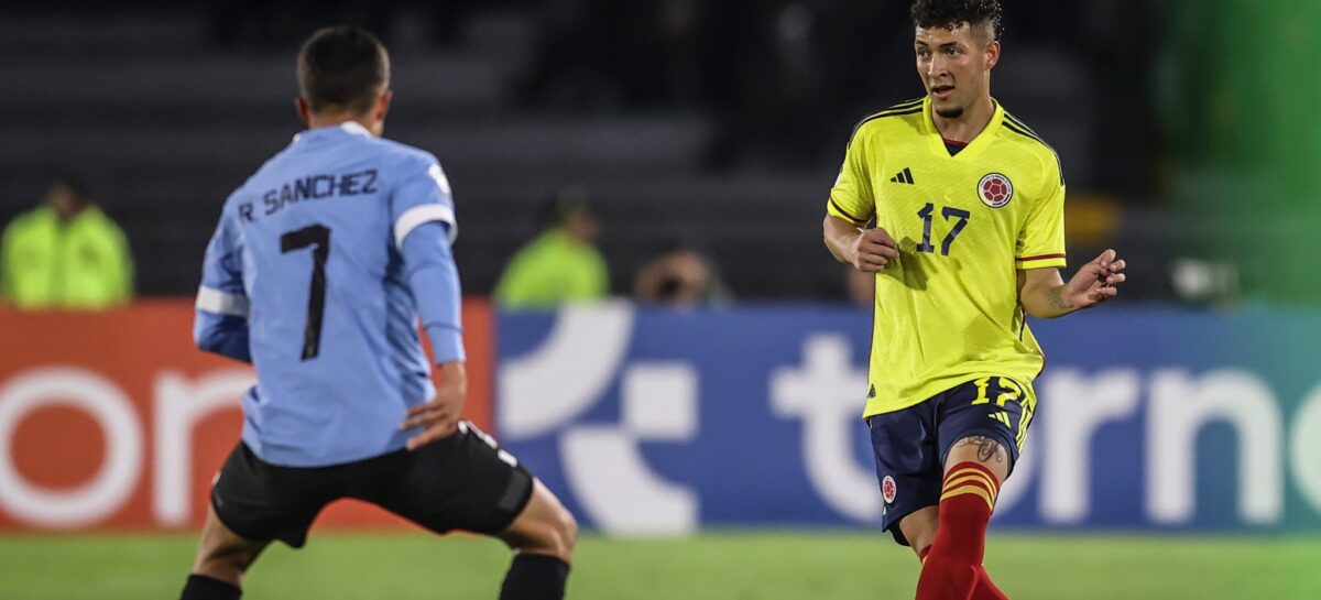 La Selección Colombia perdió ante Uruguay en el inicio del hexagonal final del Sudamericano Sub-20