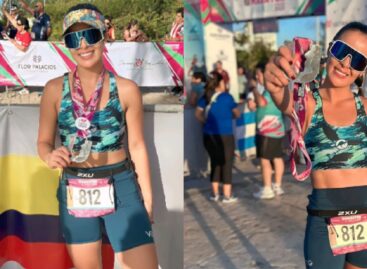María Alejandra Jaramillo subió al podio en la Media Maratón Internacional de la Mujer en Cancún
