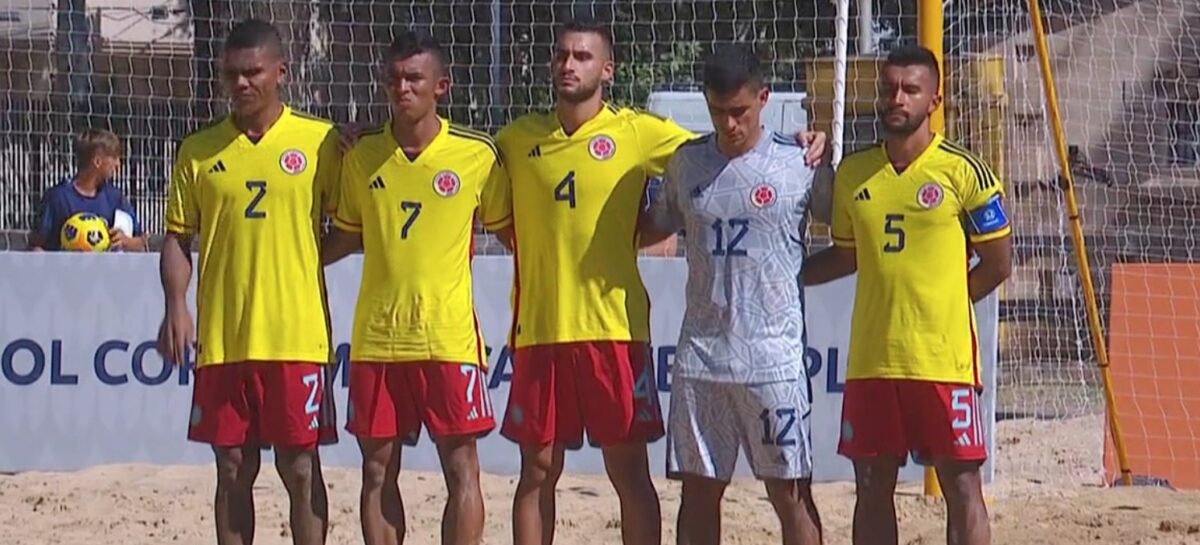 Colombia debutó con victoria en la Copa América de Fútbol Playa
