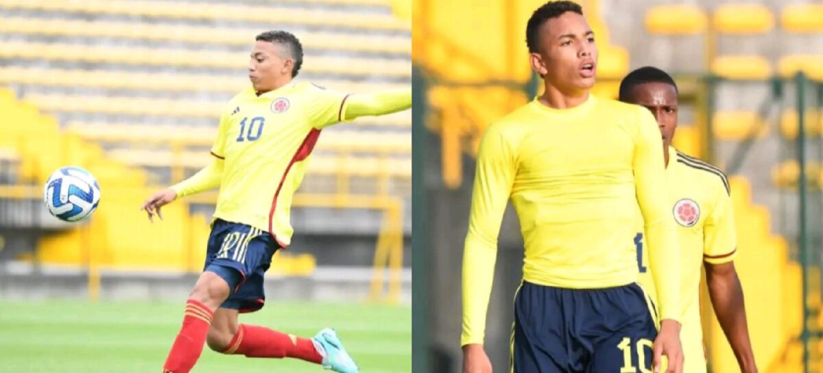 Jordan Barrera, el ’10’ que deslumbró en el debut de Colombia en el Sudamericano Sub-17