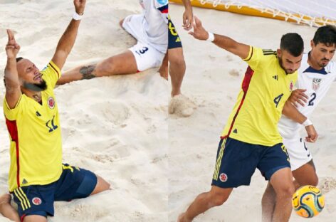 Colombia derrotó a Estados Unidos en su debut en la Acapulco Beach Soccer Cup