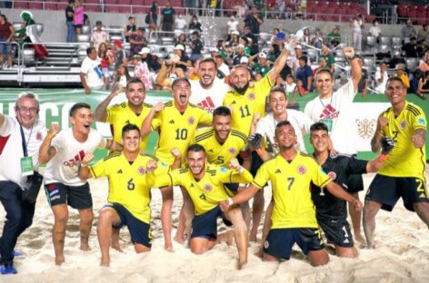 La Selección Colombia de Fútbol Playa está entre las mejores selecciones del ranking mundial