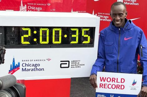 Con 2 horas y 35 segundos, Kelvin Kiptum estableció un nuevo récord mundial en la Maratón de Chicago