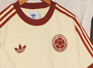 Adidas presentará una colección retro de varias selecciones: esta es la de Colombia