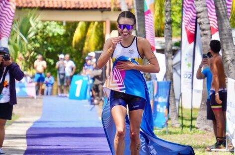 ¡Múltiples triunfos! El 2023 fue un año inolvidable para la triatleta de Marinilla, Carolina Velásquez